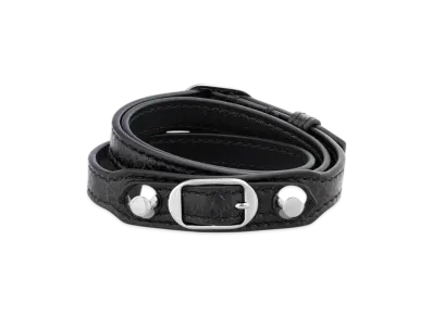 BALENCIAGA City Triple Bracelet "Black"