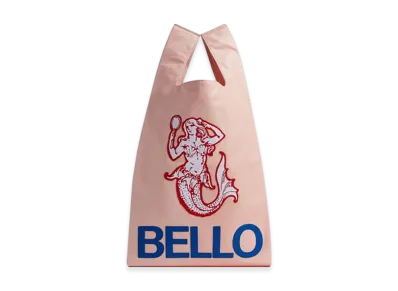 Bottega Veneta Supermercato Tote "Pink/Cobalt/Nail Polish"