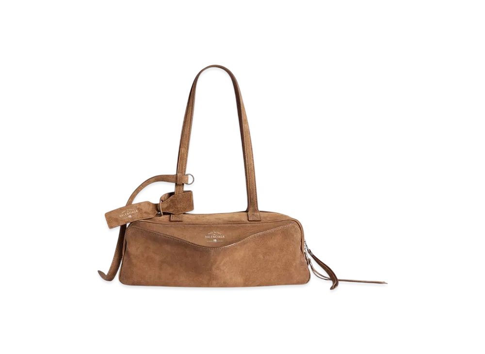BALENCIAGA Carrie Bowling Bag Small "Camel"