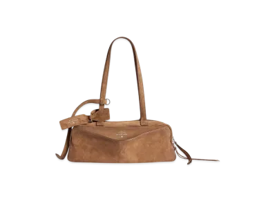 BALENCIAGA Carrie Bowling Bag Small "Camel"
