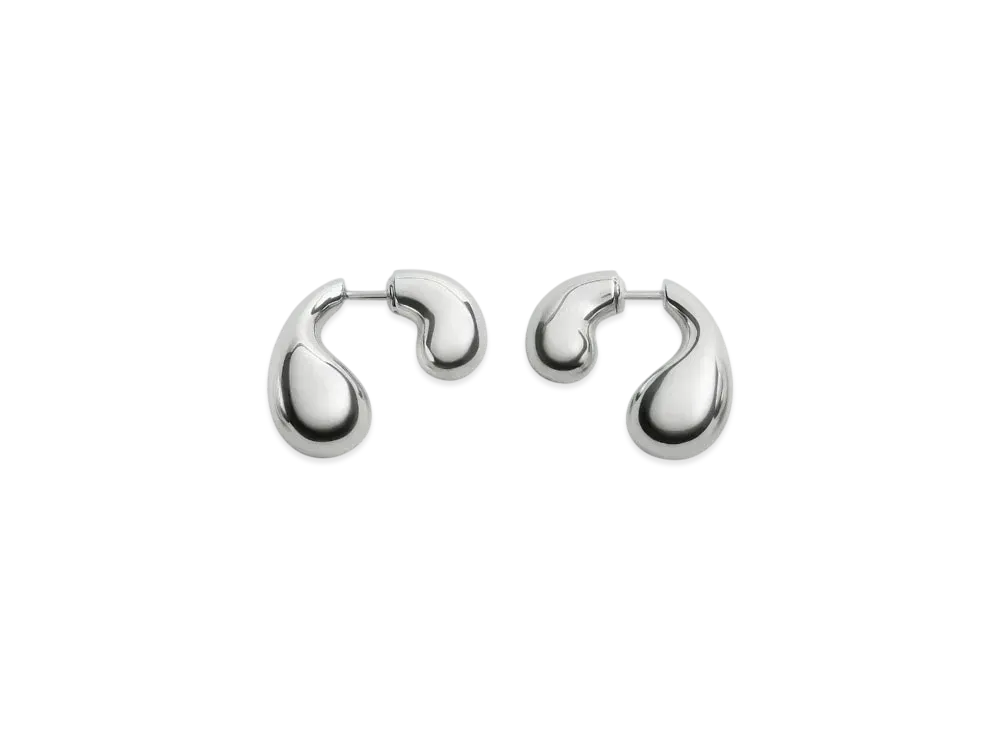 Bottega Veneta Mini Drop Earrings "Silver"