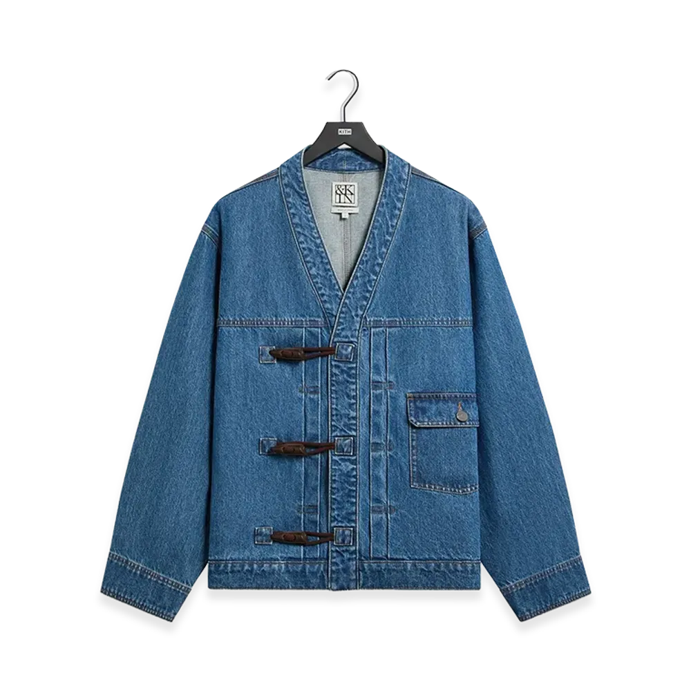 Kith &Kin Denim Clint Trucker Jacket "River Indigo"