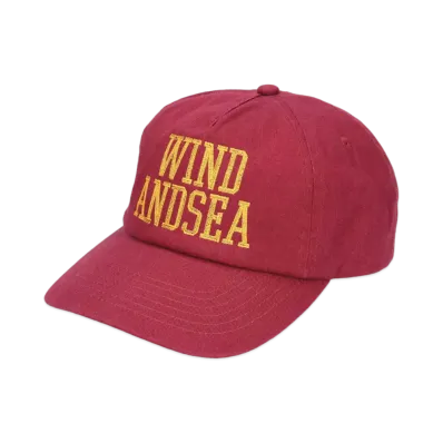 WIND AND SEA Chain Stitch Cap "Wine"