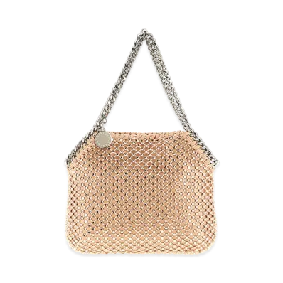 STELLA McCARTNEY Women's Falabella Mini Shoulder Bag With Chain "Nude/Neutrals"