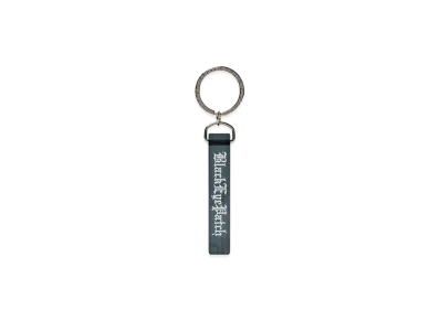 BlackEyePatch Blackletter Acrylic Hotel Keychain "Black"