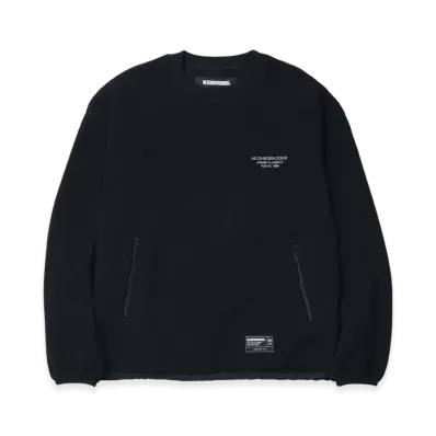 NEIGHBORHOOD Fleece Crewneck LS "Black"