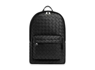Bottega Veneta Intrecciato Backpack "Black"