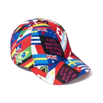 ANTI SOCIAL SOCIAL CLUB Stamped Cap "Multi"