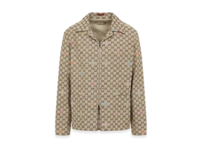 GUCCI Multicolor Fil Coupe Jacket "Printed"