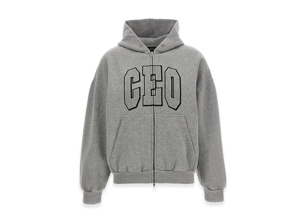 BALENCIAGA Women's 'Ceo' Hoodie "Gray"