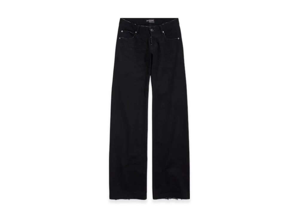 BALENCIAGA Fitted Low Waist Pants "Black"