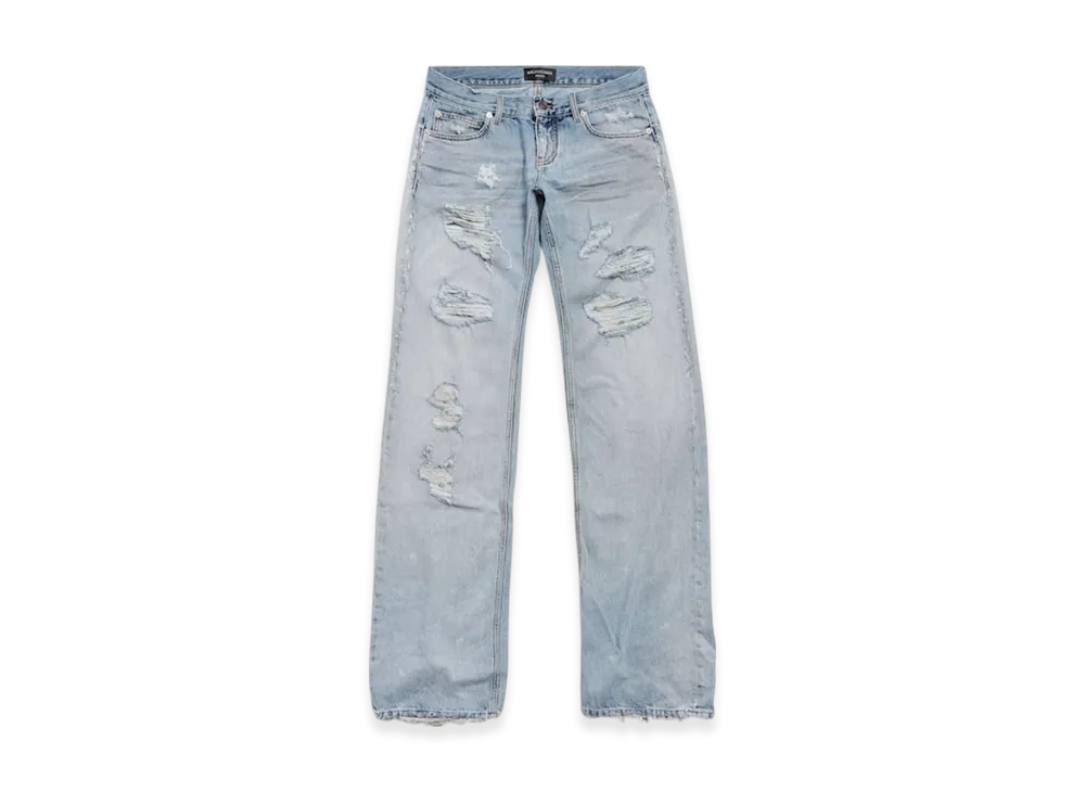 BALENCIAGA Fitted Low Waist Pants "Denim"