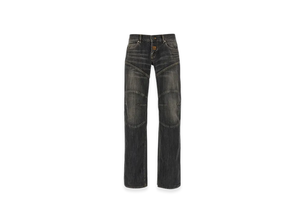 BALENCIAGA Relief Stitching Jeans "Dark Grey"