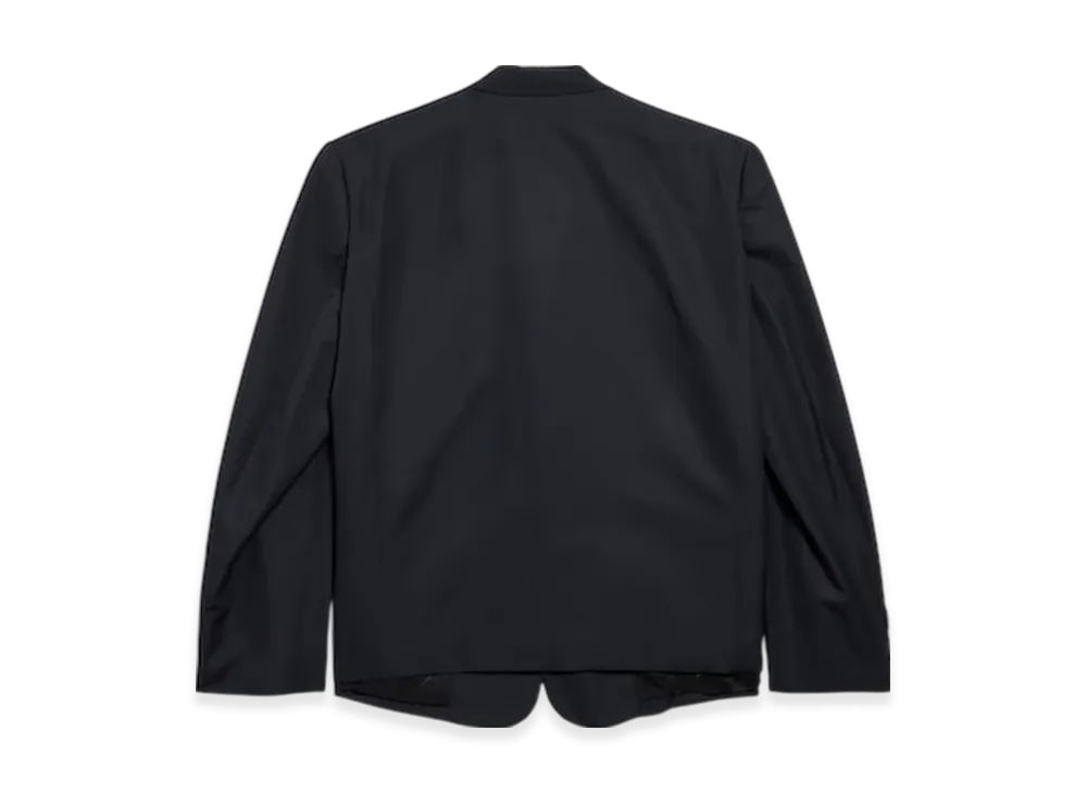 BALENCIAGA Single Breasted Oversized Tailored Jacket "Black"