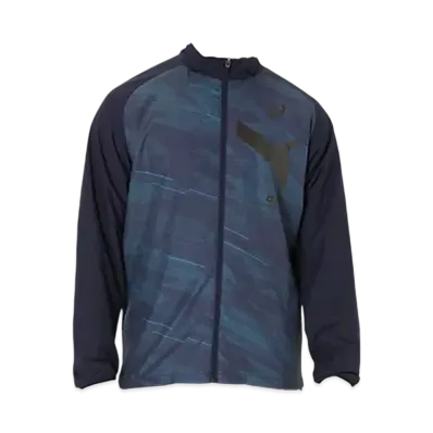 Asics Aim-Trg lining mesh graphic windbreaker jacket "Midnight"