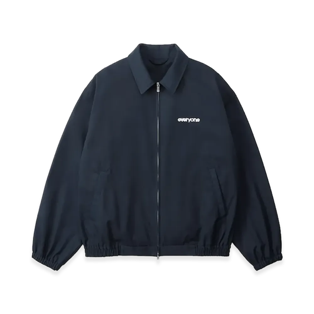 everyone Cotton Drizzler Jacket "Navy/White"