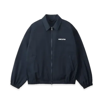 everyone Cotton Drizzler Jacket "Navy/White"