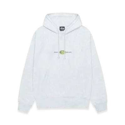 Stussy Worldwide Dot Hoodie "Ash Heather"