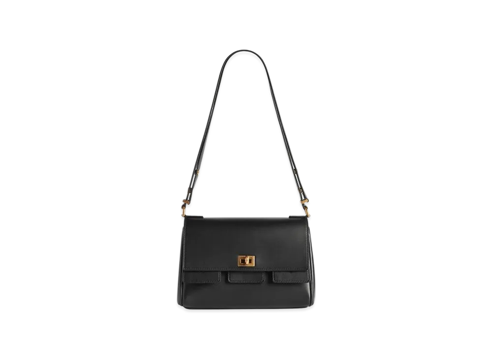 BALENCIAGA Bel Air Flap Bag XS "Black"