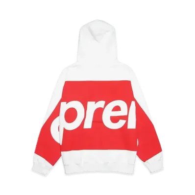 Supreme Big Logo Hooded Sweatshirt "White"