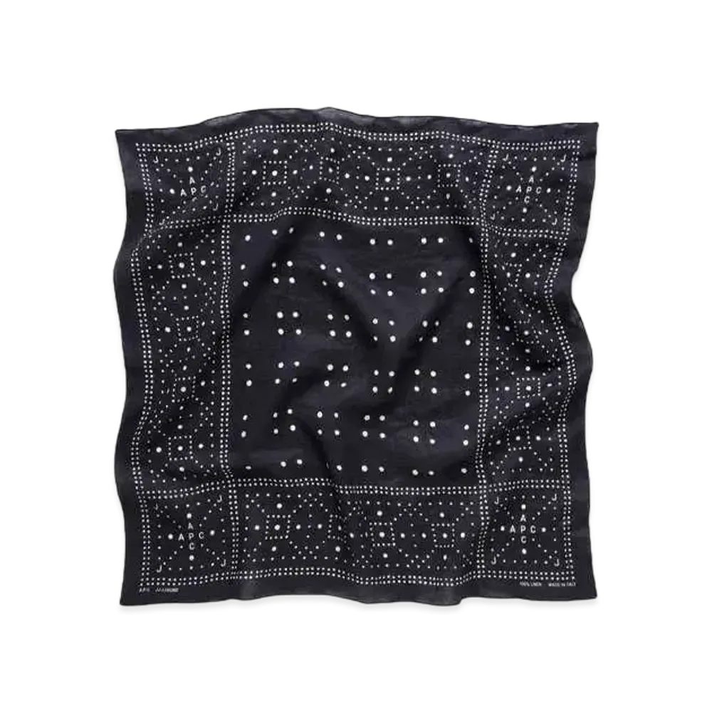 JJJJound x A.P.C. Foulard "Navy"
