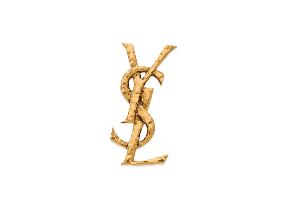 Saint Laurent Women's Bo Clip Cassandre Ar "Gold"