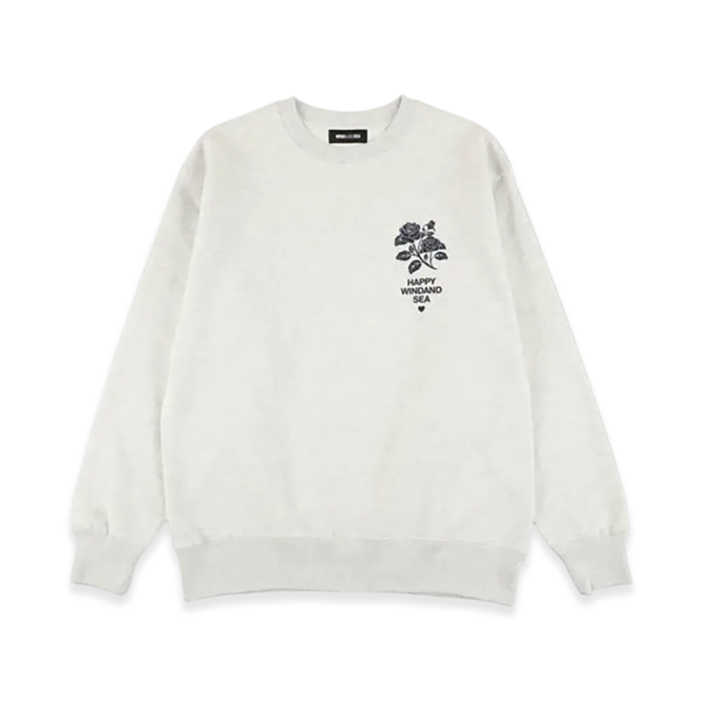 WIND AND SEA Heart&Spade Crewneck Sweatshirt "Gray"