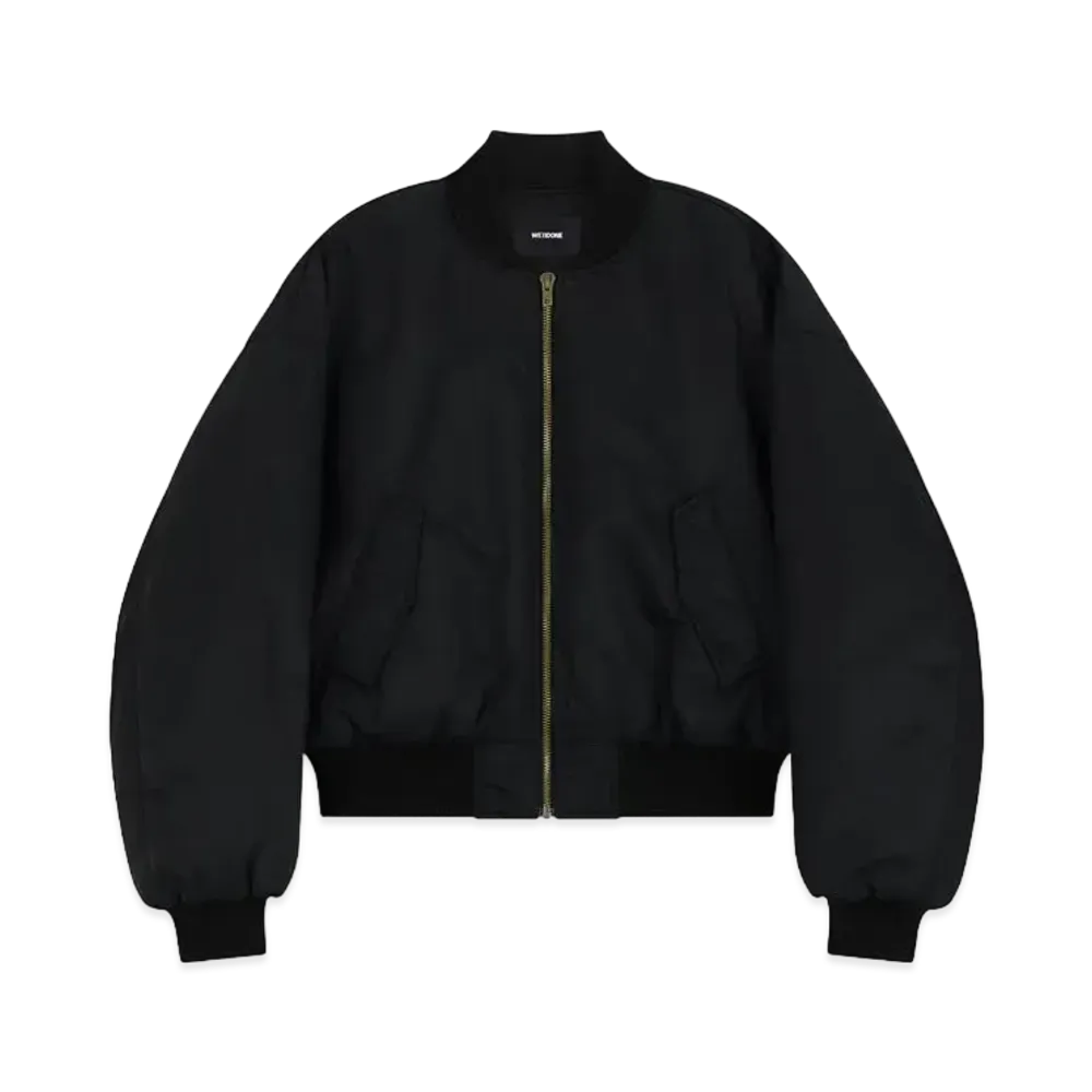 WE11DONE Puff Bomber Jacket "Black"