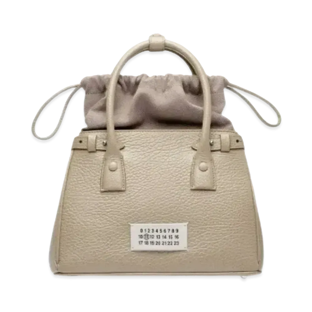 Maison Margiela 5AC Mini Drawstring Bag "Beige"