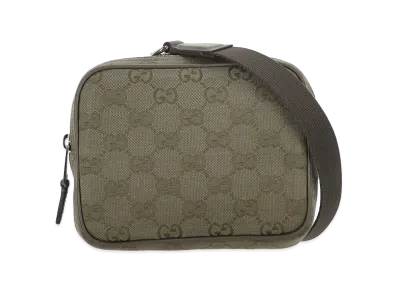GUCCI GG Fabric Crossbody Bag "Green"