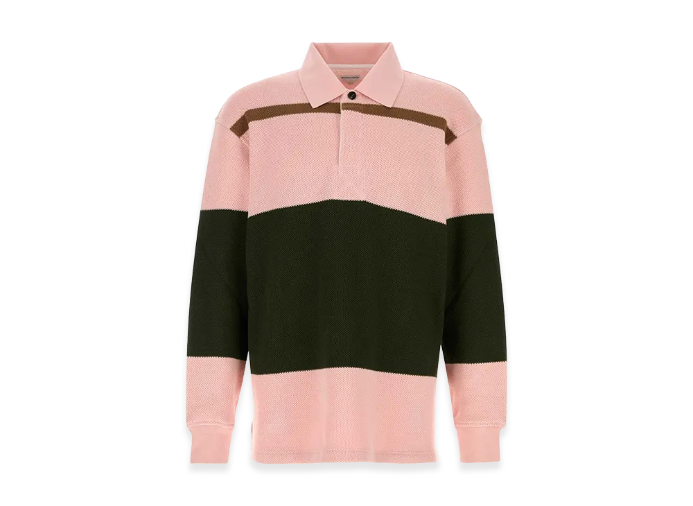 Bottega Veneta Embroidered Piquet Polo Shirt "Multicolor"