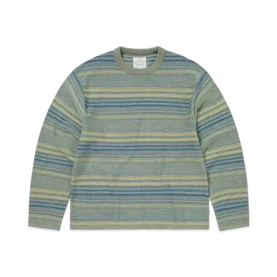 thisisneverthat x GRAMICCI Pattern Knit Crew "Yellow"