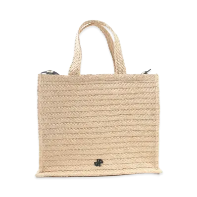 PATOU Women's Jp Tote Large "Vanilla"