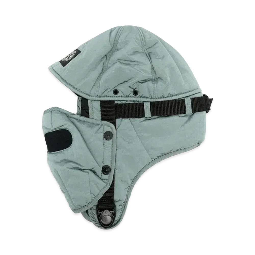 Stone Island Logo Patch Balaclava "Green"