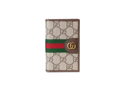 GUCCI GG Supreme Fabric Ophidia Card Holder "Printed"