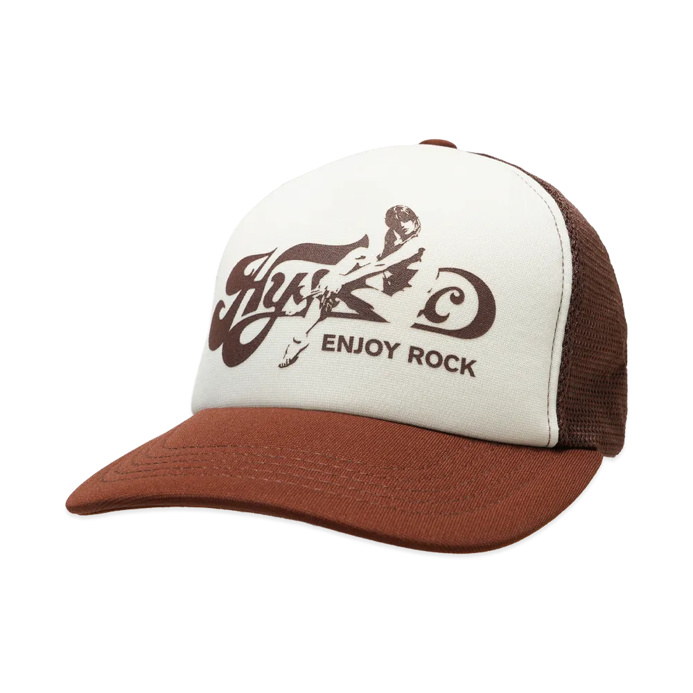 HYSTERIC GLAMOUR Enjoy Rock Mesh Cap "Brown"