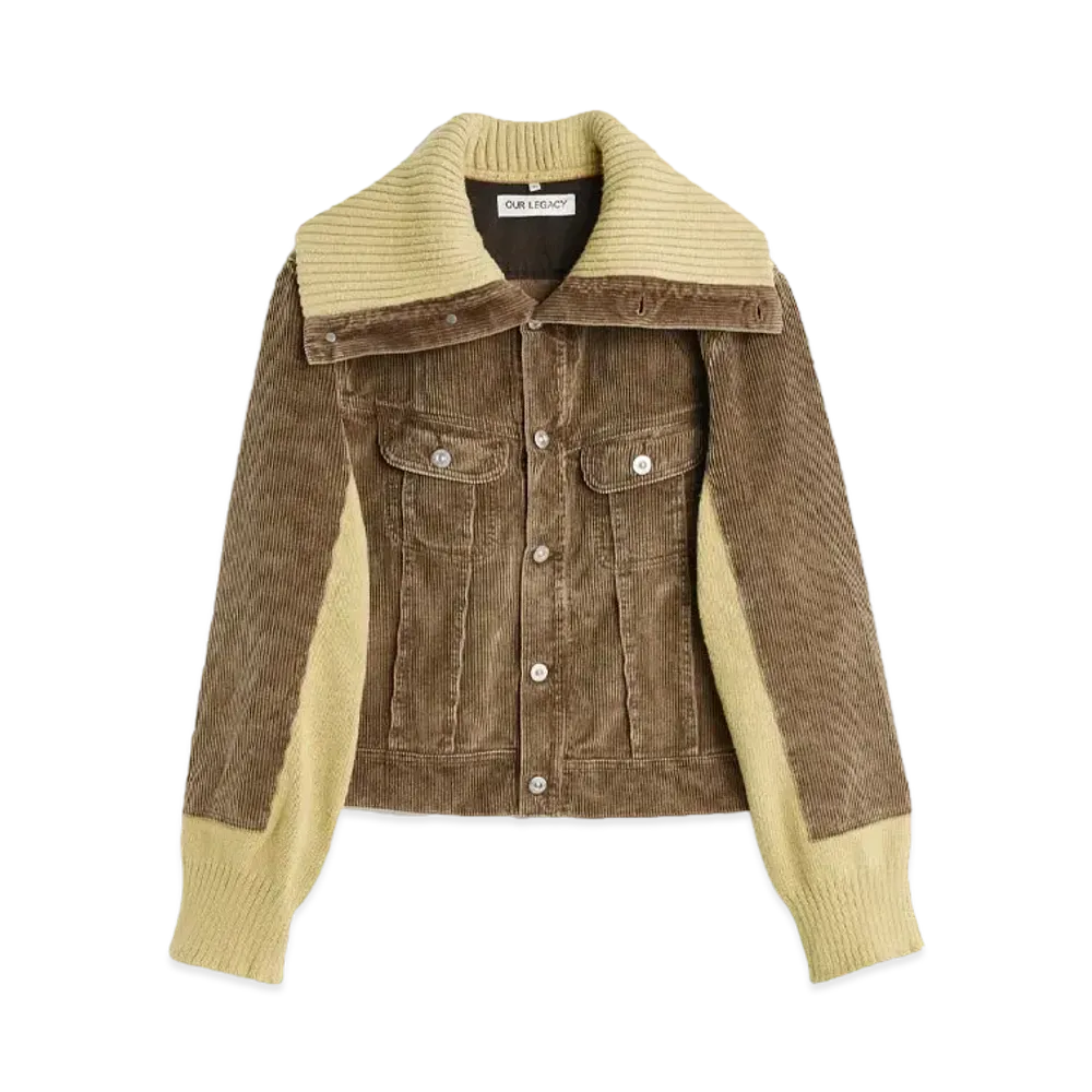 OUR LEGACY Fuse Jacket Enzyme Cord "Brown"