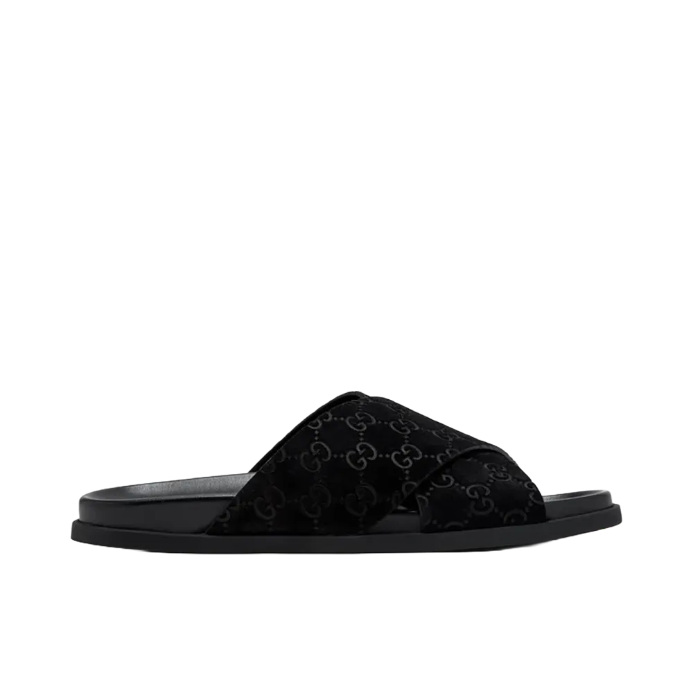 GUCCI GG Slide Sandal "Black"