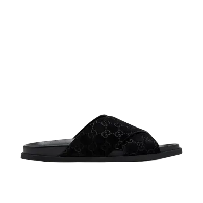 GUCCI GG Slide Sandal "Black"