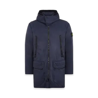 Stone Island 71321 Opaque Nylon Twill Down Jacket - 23FW "Navy Blue"