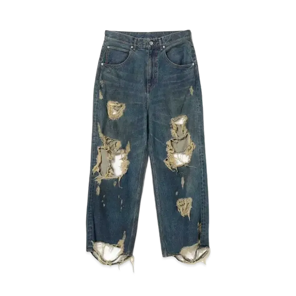 BEAMS FUTURE ARCHIVE Baggy Fit Denim "Crush" "Durty"