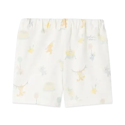 GELATO PIQUE Baby Anniversary Pattern Shorts "Off White"