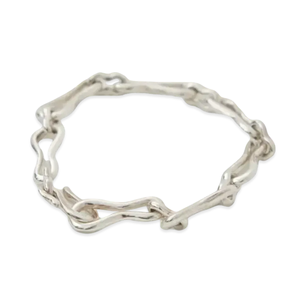Ernie Palo x ASAMIFUJIKAWA Peanuts Bracelet(Ladies) "Silver"