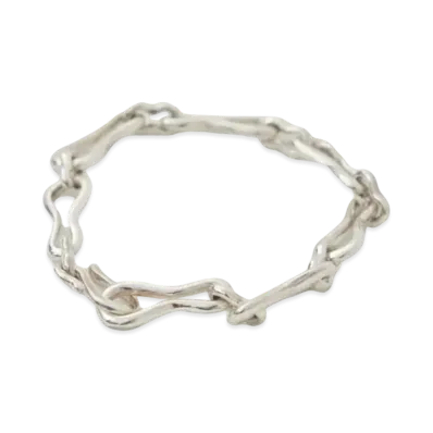 Ernie Palo x ASAMIFUJIKAWA Peanuts Bracelet(Ladies) "Silver"