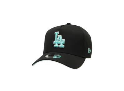 NEW ERA LA Dodgers Raiders Aqua Void 9Forty A-Frame Snapback "Black"