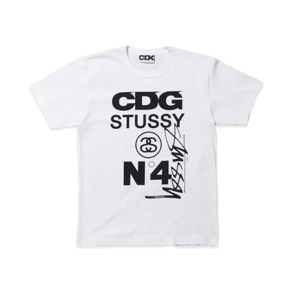 Stussy COMME des GARÇONS T-SHRIT "White"