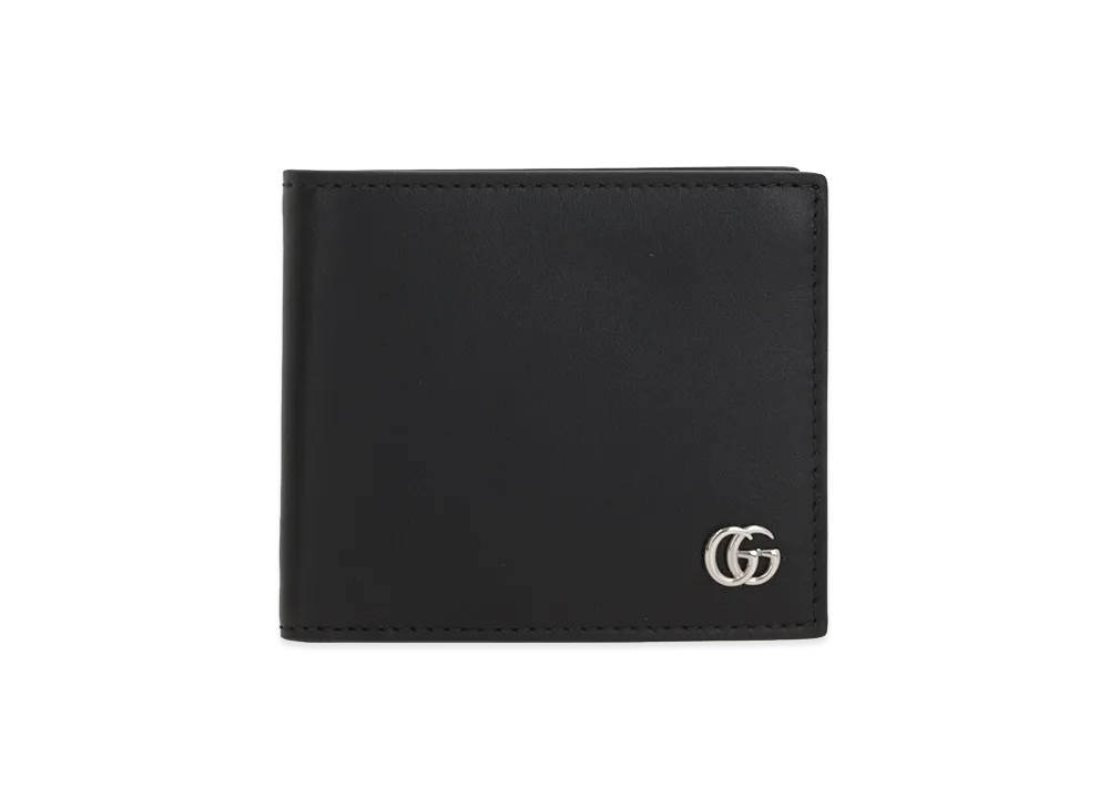 GUCCI Leather GG Marmont Wallet "Black"