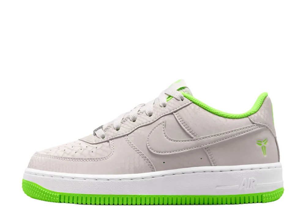 Nike GS Air Force 1 Low "Vast Grey/Electric Green"
