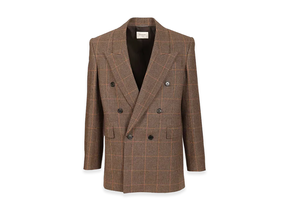 Saint Laurent Double Cruise Jacket "Brown"