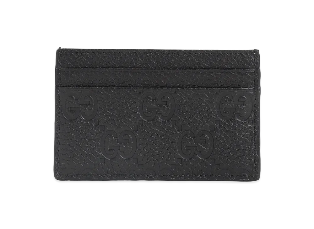 GUCCI Imprint Credit Card Case "Black"